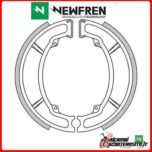 Rear brake hangers newfren - brake,