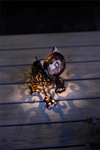 Luxform metal cat ornament led - metal,