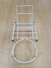 5 Piece Display Stand: Dinner Plate, Cup & Saucer Stand White SET OF 4