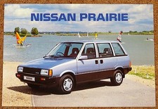 1986 NISSAN PRAIRIE Sales
