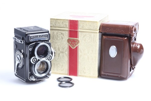 Rolleiflex tlr 6x6 with - f,
