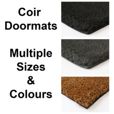 Heavy Duty Coir Entrance Matting Foyer Lobby Reception Door Mat Multiple Colours