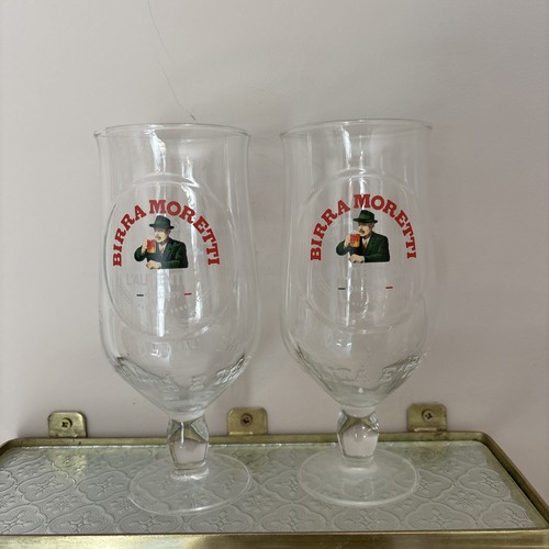 Birra moretti pint glass - 2,