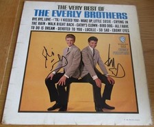 Don Phil Everly Brothers Signed Vinyl LP Album + Super Provenance