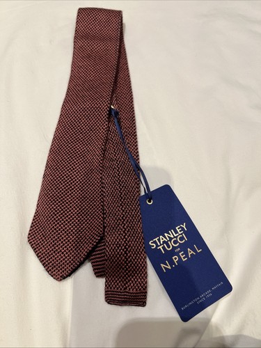 Peal silk cashmere tie - n, &