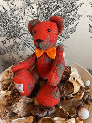 Harris tweed scottish bear - harris,