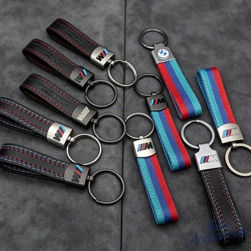 Leather key ring bmw - leather, m