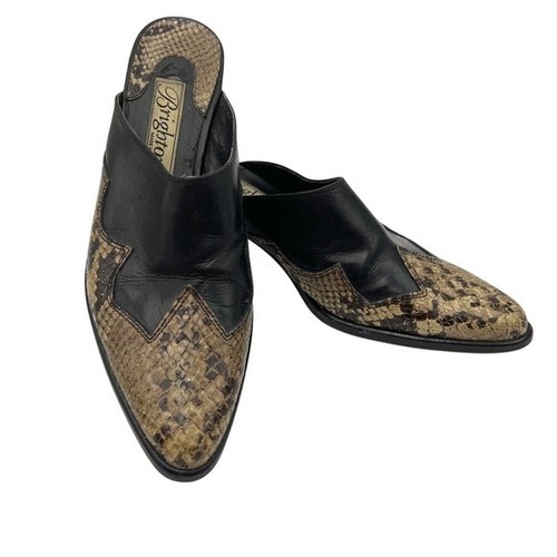 Brighton westy leather mules - brighton,