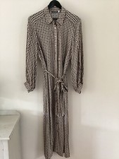 Mint Velvet Grey Patterned Dress, UK Size 10, Very Good Condition