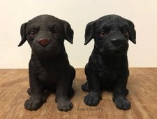  Leonardo Puppy Love Chocolate Labrador Black Lab Retriever Dog Ornament Gift