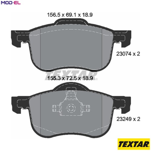 Brake pad set disc - pad,