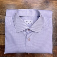 Eton Slim Fit Dress Shirt Mens