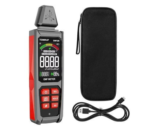 Emf detector handheld - 5-in-1,