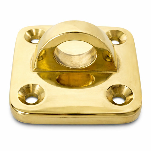 Brass fender eye plate - fender,