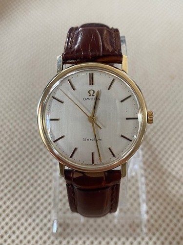 Omega geneve 9ct solid gold - omega,