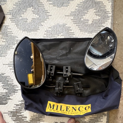 Milenco caravan mirrors pair - mirrors,