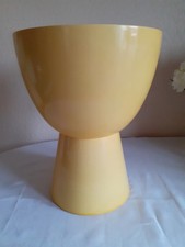 Vintage Metal Stool/ Occasional Table . Yellow.