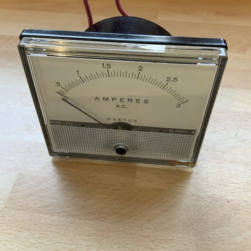 Vintage panel meter ammeter - meter,,