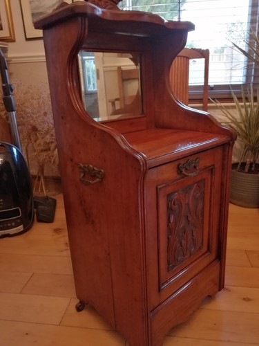 Edwardian mahogany coal - edwardian,