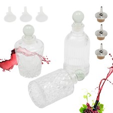Bitters Bottle- Set of 3 Glass