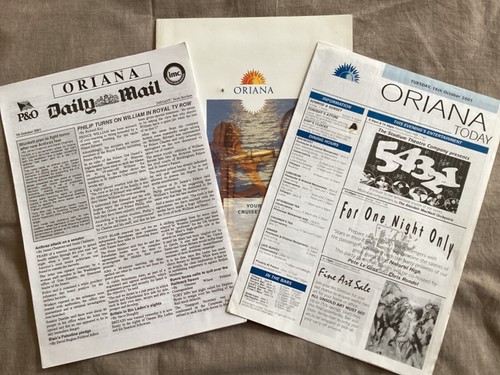 Oriana 3 items from - p, &