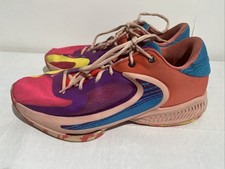 Nike Air Zoom Freak 4 Trainers Barrier Reef UK 9.5 Vivid Purple Laser Blue Worn