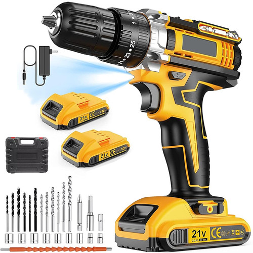21v cordless drill - 21v, battery