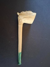 Clay pipe antique - with, very