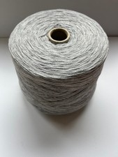 Lineapui yarn on cone Quartzo Light Grey with sparkle 890g