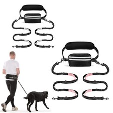 Dual Dog Leash Belt Hands Free