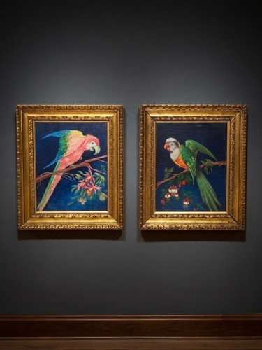Pair vintage 1920 botanical - vintage, 1920's