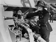 First Diesel Fire Engine For