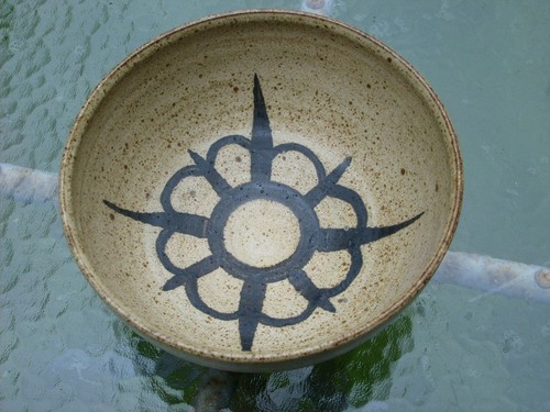 Crowan studio pottery bowl - pottery,