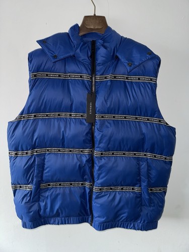 Versace logo tape - tape, puffer