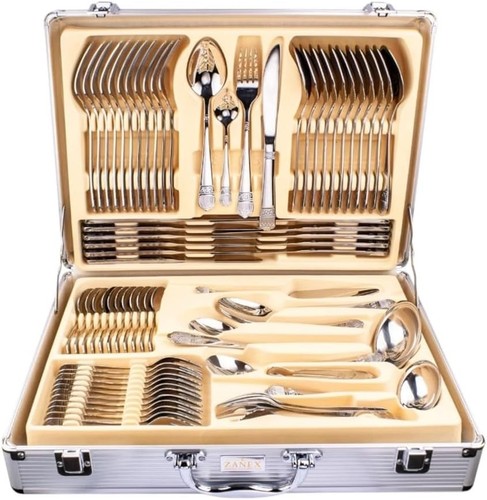 Pcs silver cutlery set - pcs,