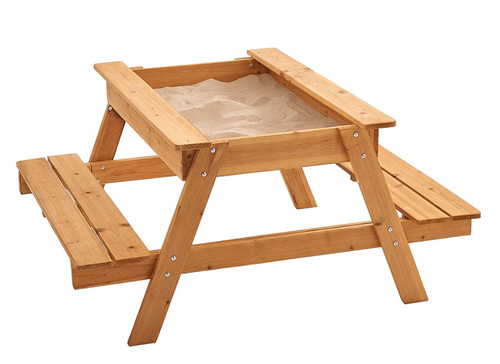 Garden picnic table sandpit - garden,