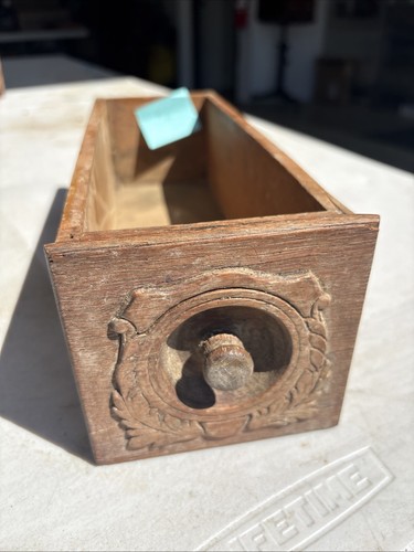 Antique wood singer - antique,