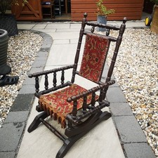 Antique Child’s Rocking Chair - Great For Dolls - Free delivery Wooden - Used