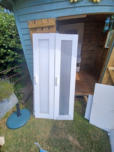 Small ikea wardrobe white - wardrobe,