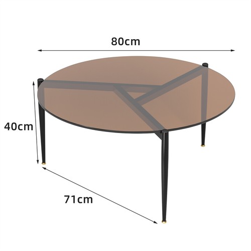 Large round tempered - large, glass
