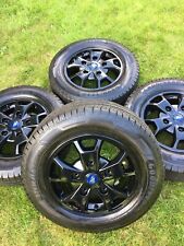 16" VERY RARE FORD TRANSIT CUSTOM LIMITED SPORT ALLOYS WHEELS GOODYEAR TYRES x 4