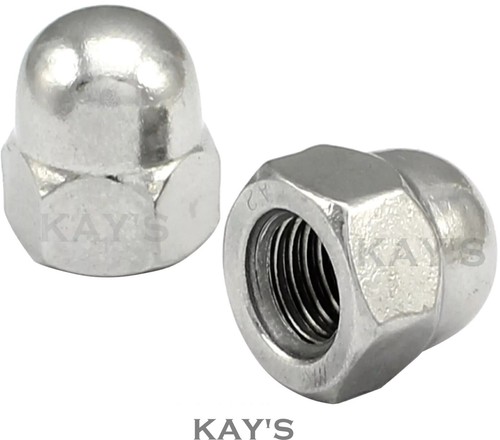 Unc dome nuts stainless - dome, a2
