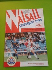 Walsall V Shrewsbury Football