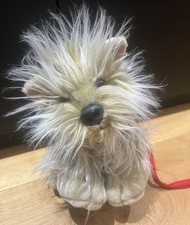 Keel Toys Yorker Yorkshire Terrier Soft Plush Toy Tartan Coat Puppy Dog 12"