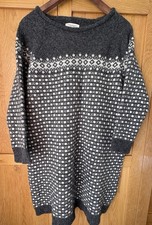 TOAST Wool FairIsle Dress Grey