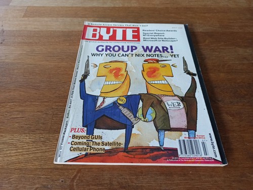 Byte computer magazine - computer, 1990