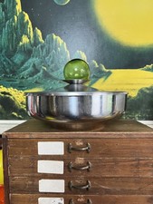 VINTAGE HABITAT SPACE AGE Aluminium Lidded Pot ATOMIC Mid Century Sputnik Danish