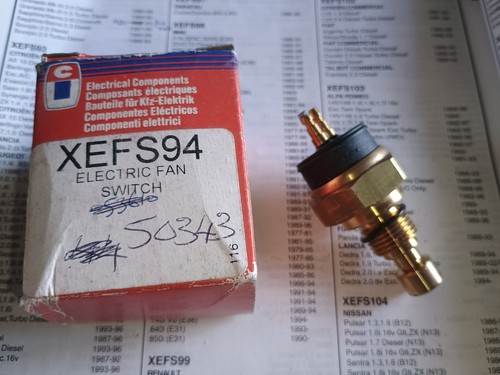 Radiator electric fan switch - switch,