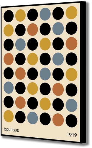 Bauhaus coloured circles - coloured,