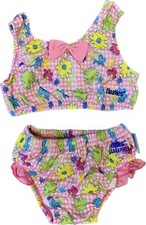 Baby Two Piece Pink Gingham Bikini Swimwear 3 to 6 months